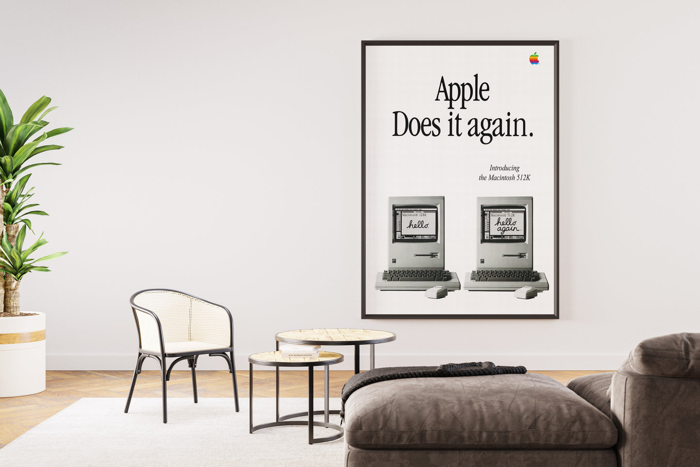 Apple "Does It Again" Poster