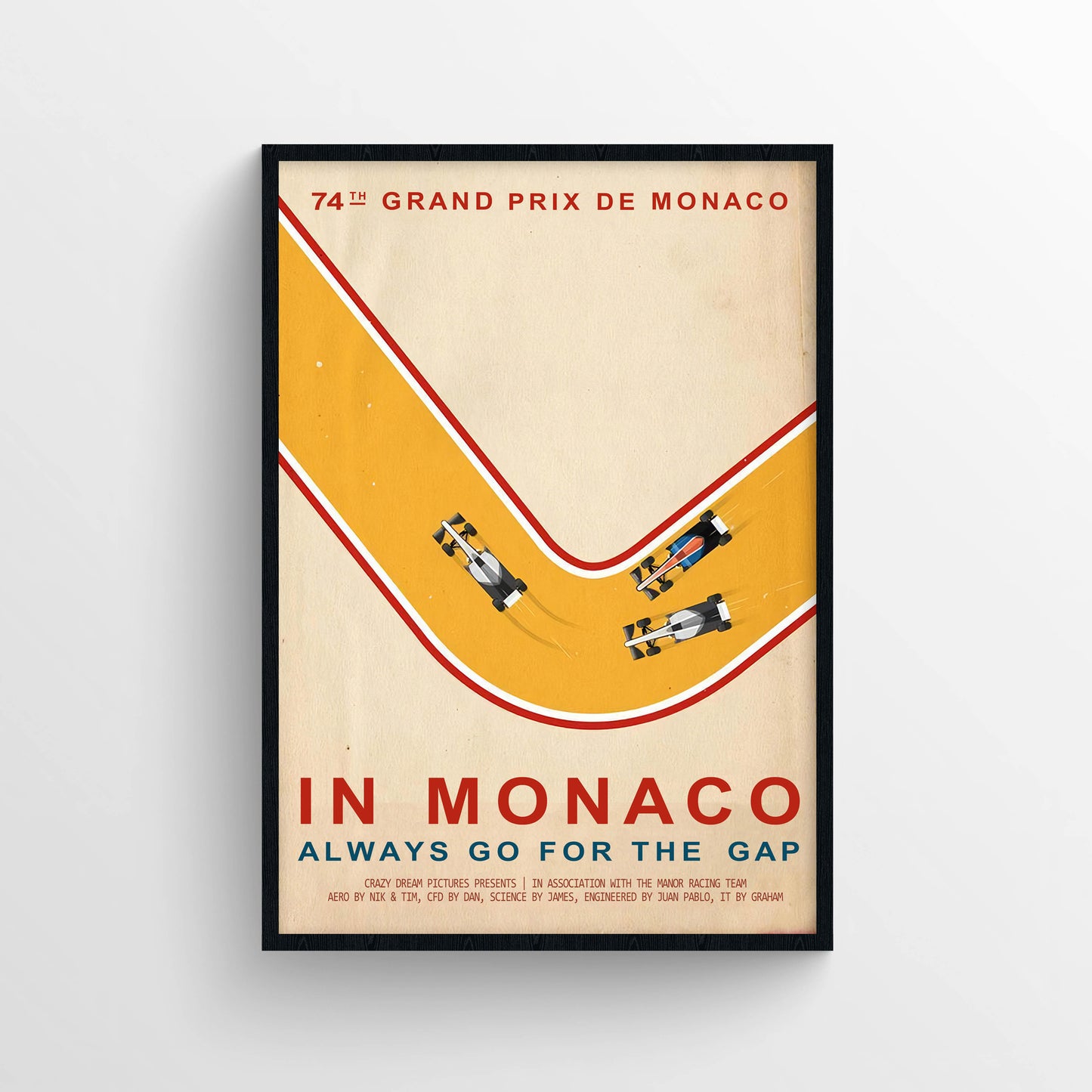 Formula 1 Monaco GP Poster