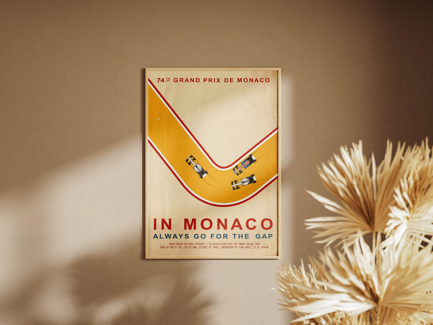 Formula 1 Monaco GP Poster