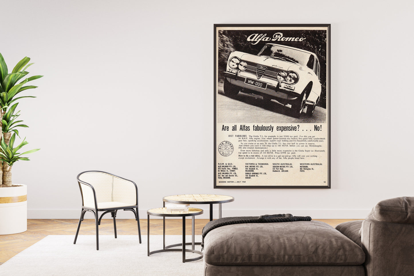 Alfa Romeo Poster