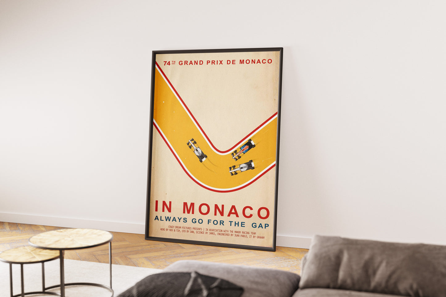 Formula 1 Monaco GP Poster