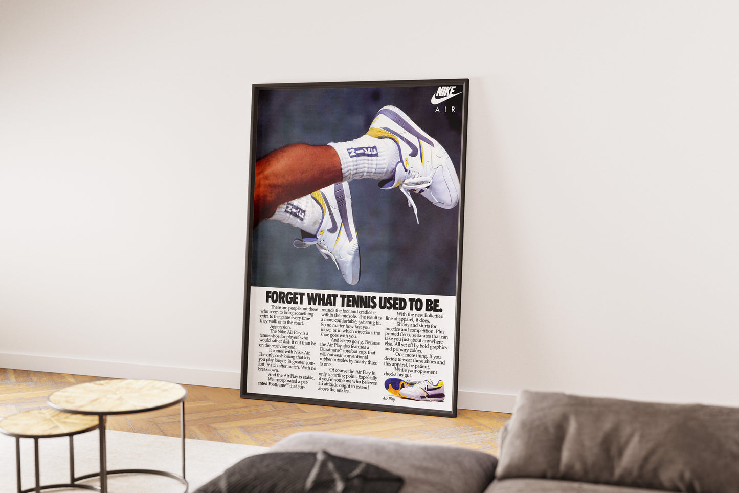 Nike "Forget What Tennis Used To Be" Poster