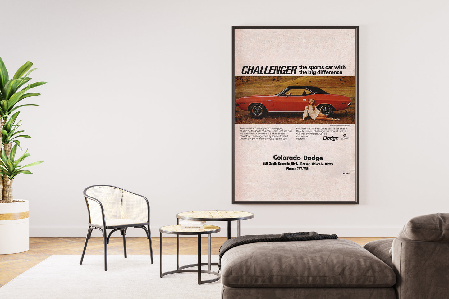 Dodge Challenger Poster