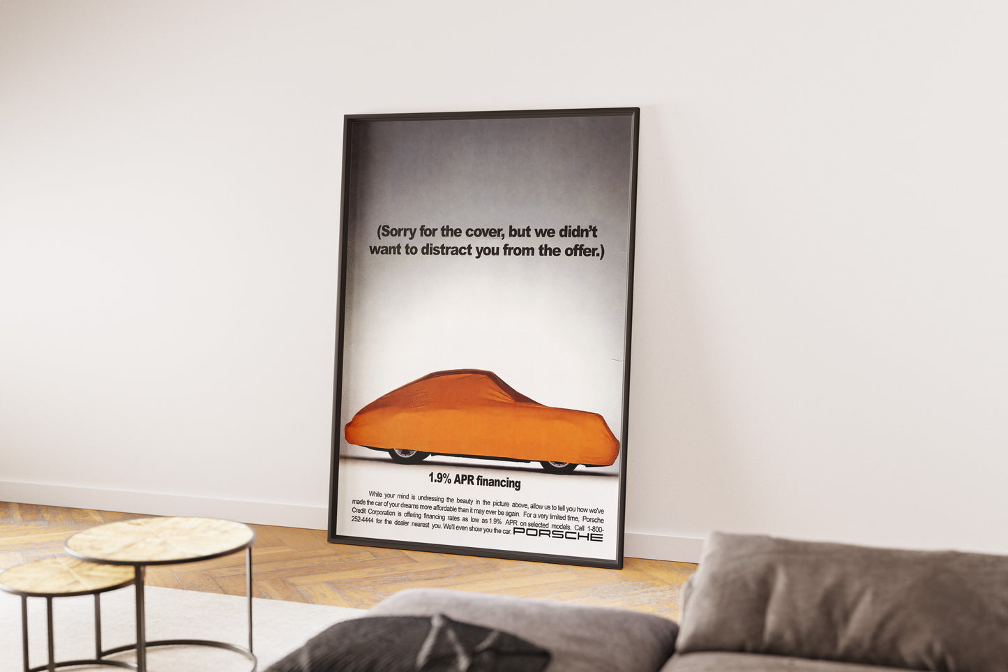 Porsche "Sorry For The Cover" Poster