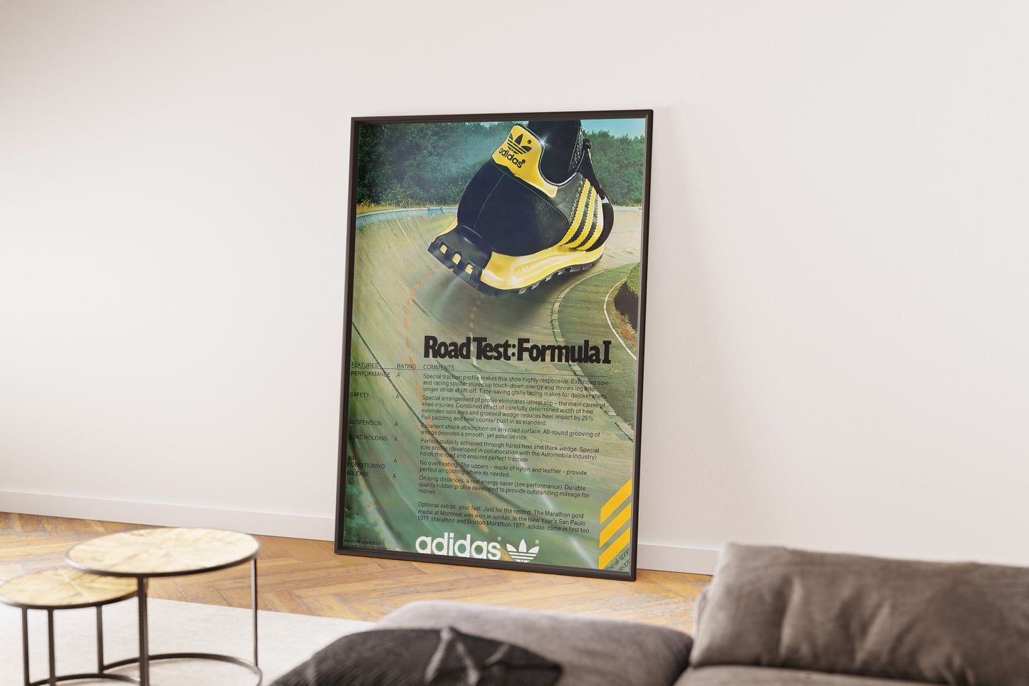 Adidas Formula 1 Poster
