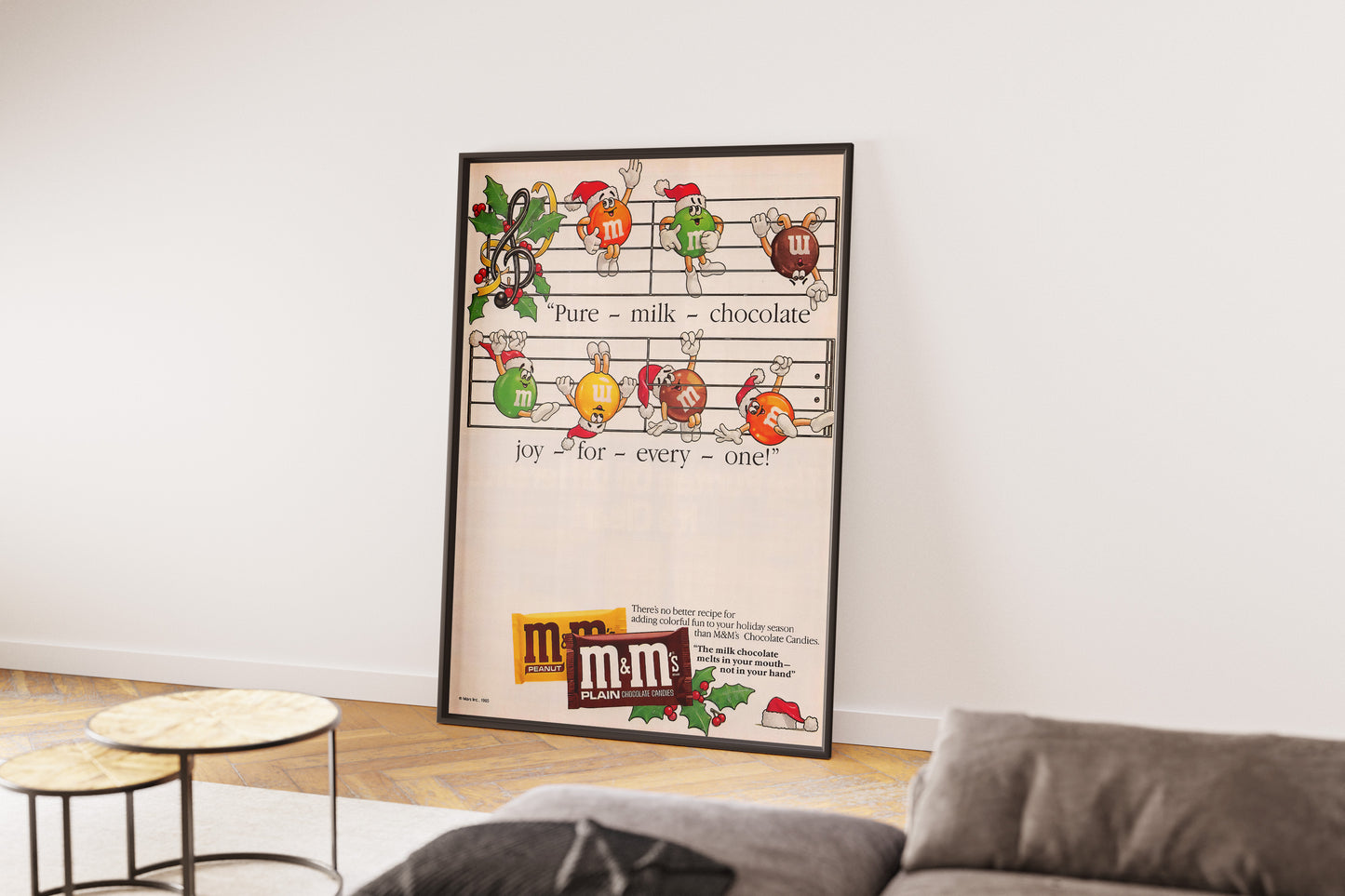 M&M's Christmas Poster