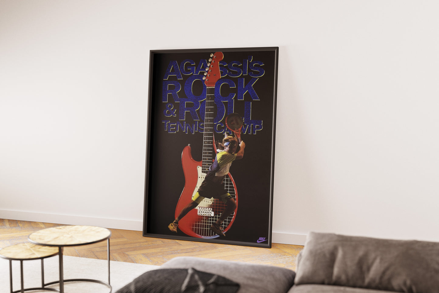 Nike Andre Agassi Poster
