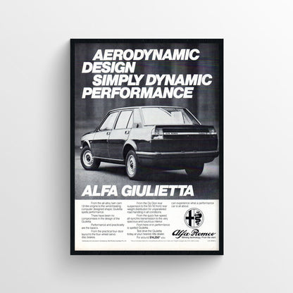 Alfa Romeo Giulietta Poster