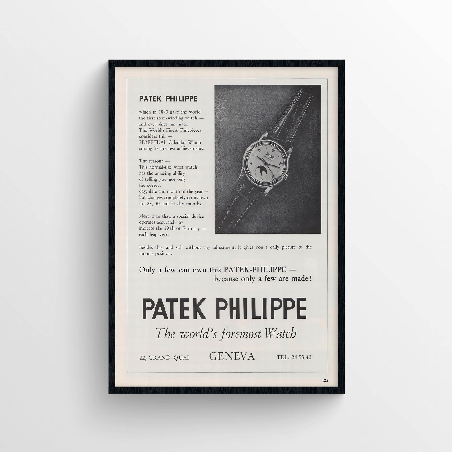 Patek Philippe Poster