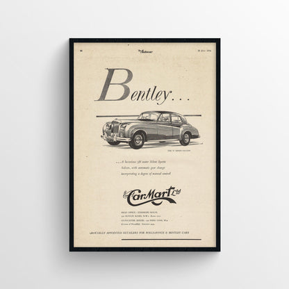 Bentley Poster