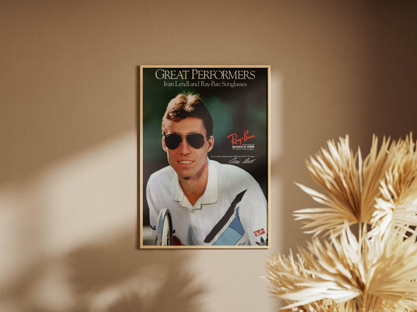 Ray Ban Ivan Lendl Poster