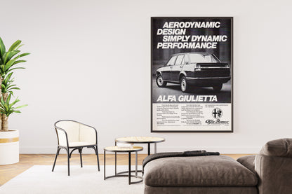 Alfa Romeo Giulietta Poster